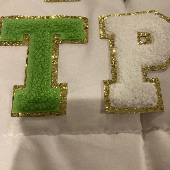 Set of 42 Iron On Terry Cloth Letters - Picture 2 of 4